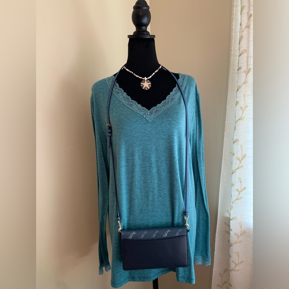 Coach Anna Foldover Crossbody Clutch - Picture 3 of 8